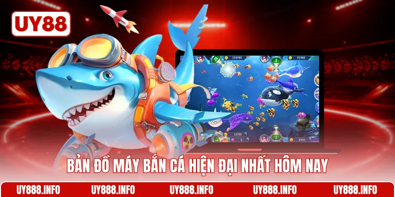 Bản đồ máy bắn cá sinh động đầy màu sắc